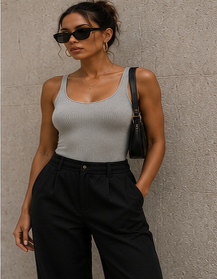 Ribbed Tank Bodysuit