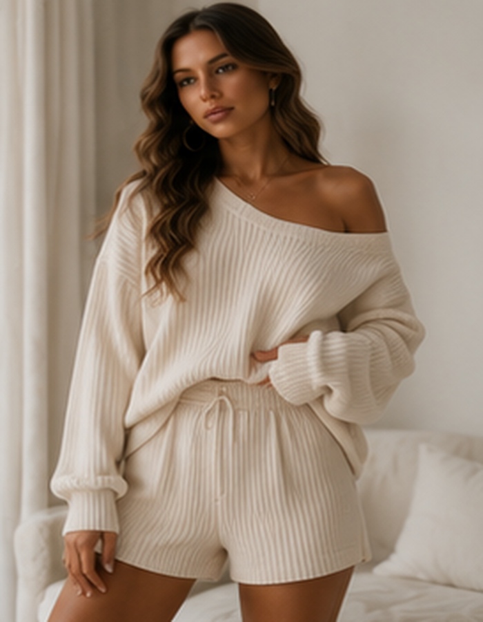 Ribbed Knit Set