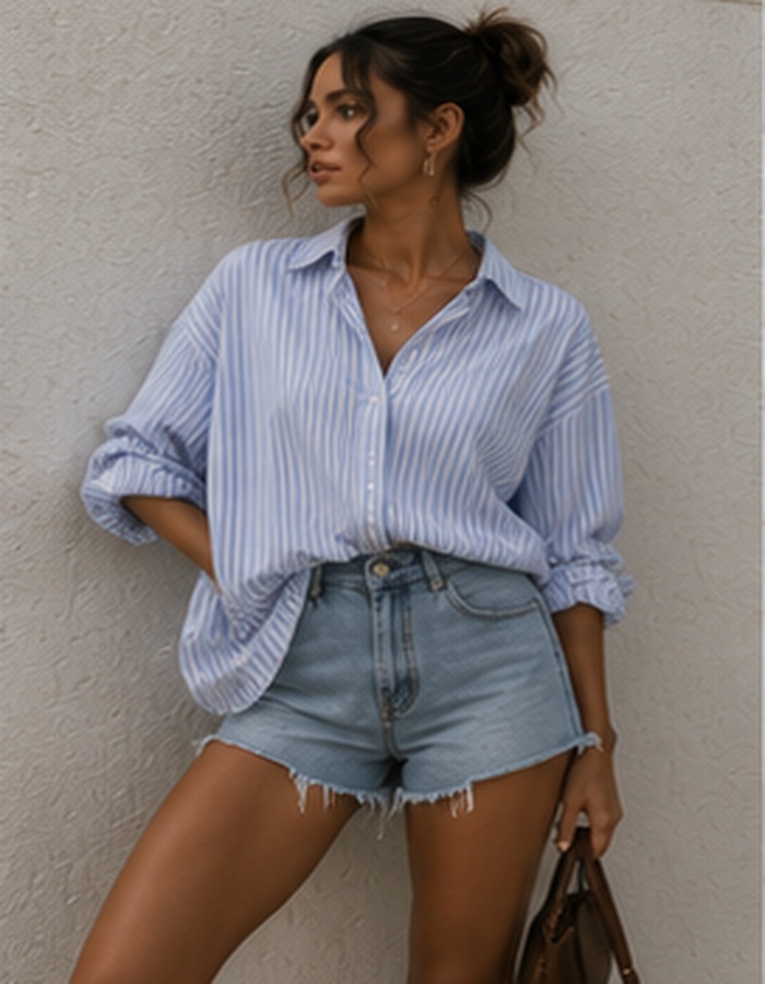 Striped Oversized Shirt